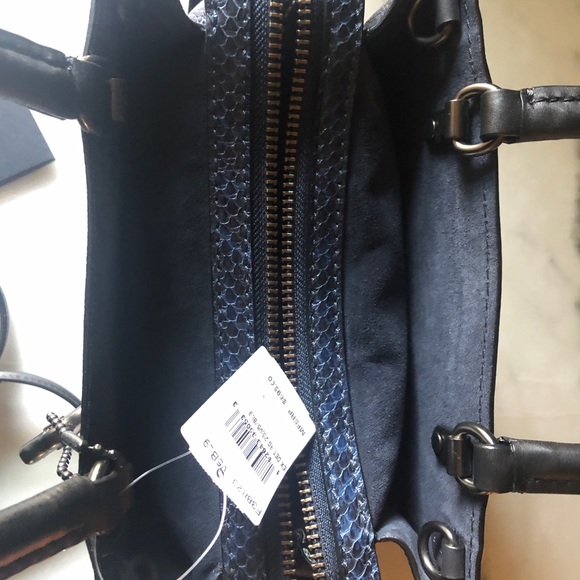 💎 Gorgeous Coach Snakeskin Metallic Rogue 25 - Picture 4 of 13